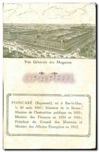 Old Postcard Vue Generale Stores of Bar le Duc Poincare