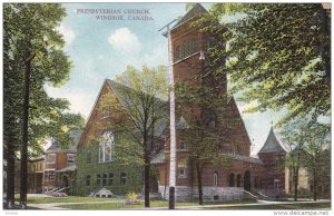 WINDSOR, Ontario, Canada, 1900-1910's; Presbyterian Church