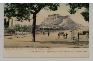 Greece - Athens. The Acropolis Viewed from The Temple of Jupiter