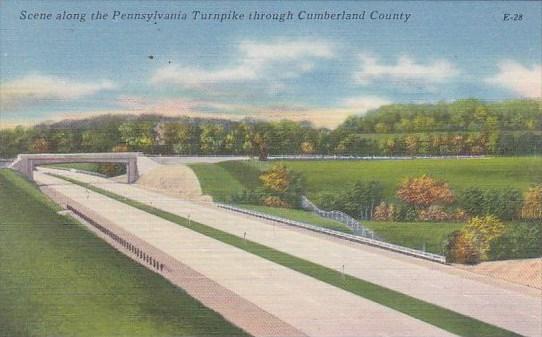 Pennsylvania Bedford Scene Along The Pennsylvania Turnpike Though Cumberland ...