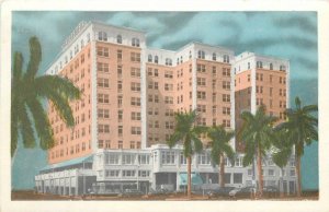 Florida Miami The McAllister Hotel 1950s Postcard Lumitone Photoprint 22-6133