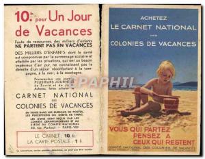 Old Postcard Booklet Colonies Rentals National Lottery