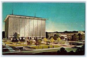 View Of Fresno County Courthouse Building Downtown Park California CA Postcard 
