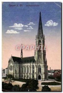 Postcard Old Speyer Geddchnitskirche