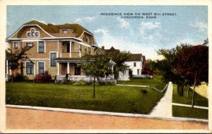 Kansas Concordia Residence View On West 8th Street