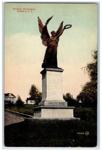 c1910 Soldiers Monument Jamaica Long Island New York NY Unposted Postcard