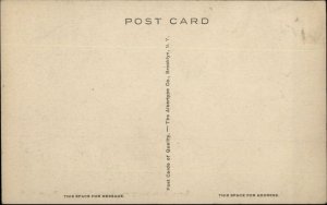 Deposit NY Second St. Oquaga Garage Co Cars c1910 Postcard