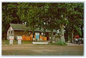 c1960 Camping Best Waffle Farm Morrison Craig Lakes Coldwater Michigan Postcard