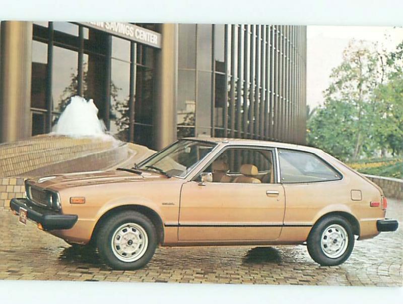 1970's Postcard Ad HONDA ACCORD CAR AC6183-13