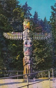 Canada Vancouver Thunderbird Totem Pole Stanley Park