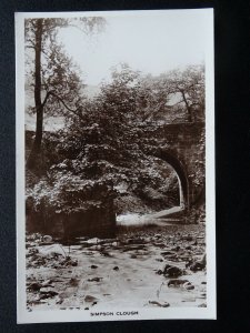 Lancashire Heywood SIMPSON CLOUGH BRIDGE - Old RP Postcard by S.H.& S. Ltd