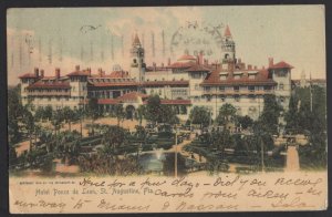 Florida ST. AUGUSTINE Hotel Ponce de Leon pm1905 Pub by Rotograph Co. ~ Und/B