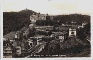 Czech Republic Karlsbad Karlovy Vary Pohled na Hotel Imperial RPPC C109