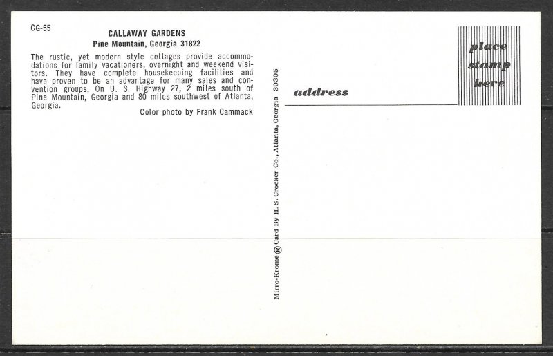 Georgia, Pine Mountain - Callaway Gardens - [GA-027]