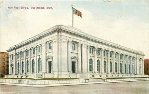 IA, Des Moines, Iowa, Post Office, Postmark 1910, Enos Hunt Jr. No. 604