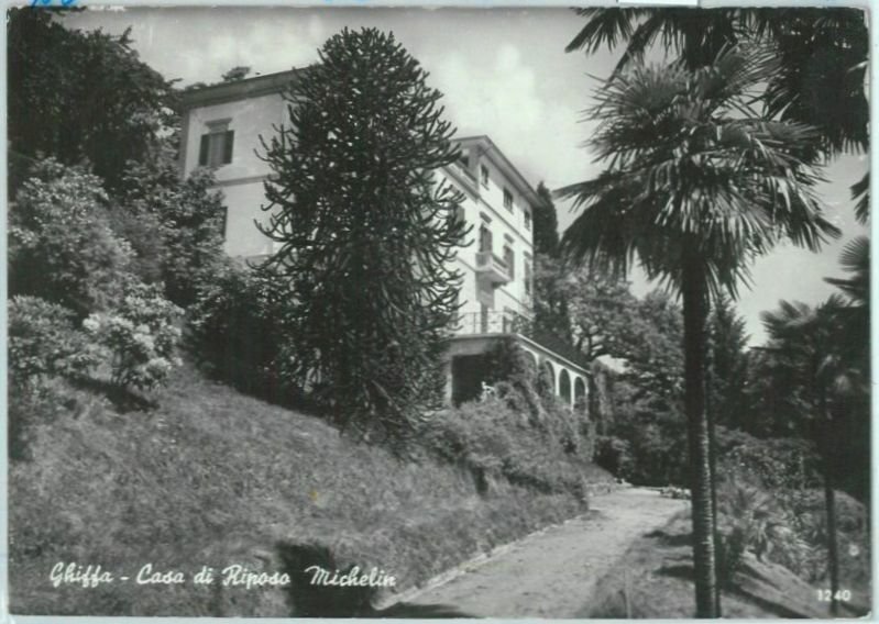 90961 - vintage postcard - NOVARA province - GHIFFA 1965 rest house  -