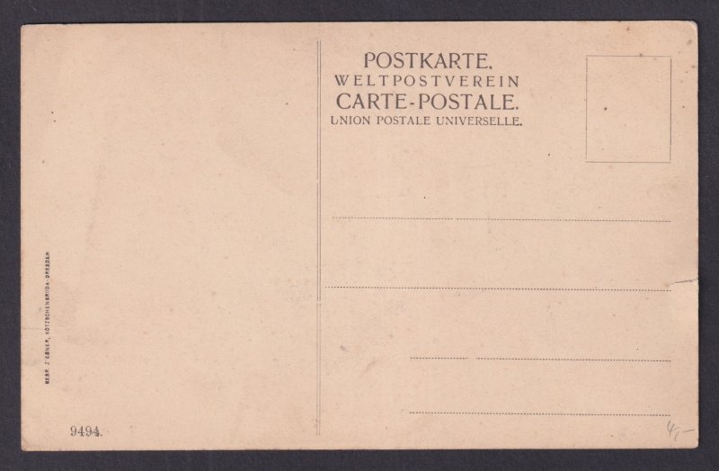 Vintage postcard Germany Flix & Flax Clowns