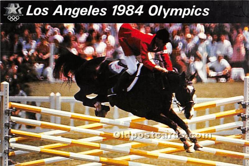 Equestrian Events, Los Angeles 1984 Olympics Olympic Unused 
