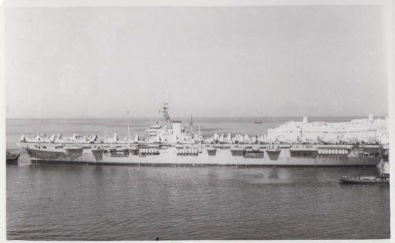 HMS Vengeance Navy Military War Ship Vintage Plain Back Postcard Old Photo