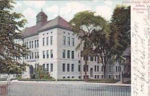 Connecticut Waterbury Crosby High School 1906