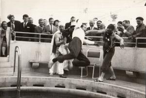 Lot 12 pcs social history norwegian cruiser ship tourists entertainment photo pc