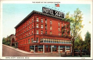 Postcard Hotel Scott in Hancock, Michigan