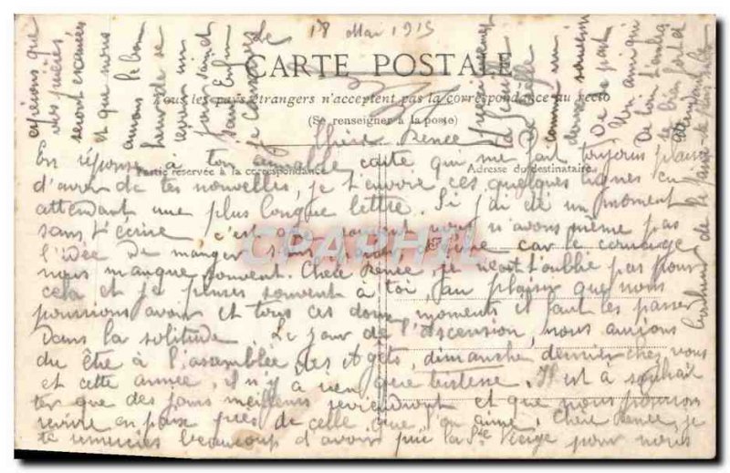 Old Postcard Fancy Soldier Army