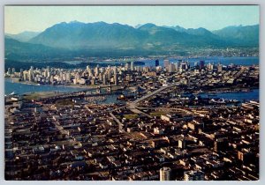 Aerial View Of Vancouver, British Columbia, Canada Post Pre-stamped Postcard