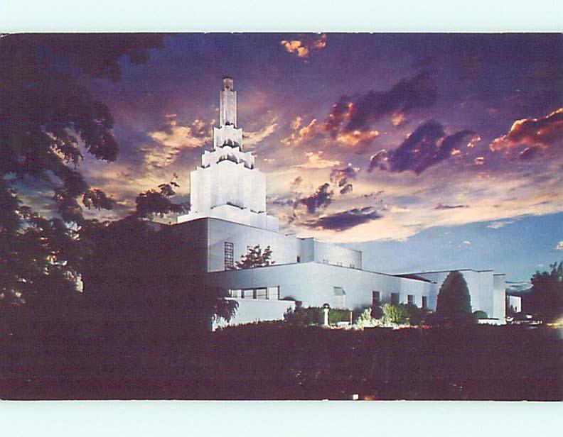 Pre-1980 CHURCH SCENE Idaho Falls Idaho ID hs7528