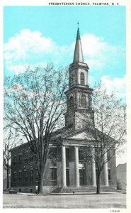 Vintage Postcard Presbyterian Church Parish Palmyra New York C. T. American Art