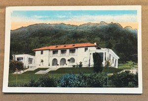 VINTAGE UNUSED POSTCARD - RESIDENCE OF SENATOR JD PHELAN, SARATOGA, CAL.