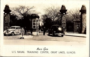 c1940 U.S. NAVAL TRAINING CENTER GREAT LAKES ILLINOIS RPPC PHOTO POSTCARD 36-147