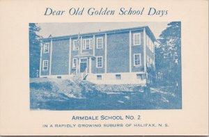 Armdale School No. 2 Halifax Nova Scotia NS Unused A.E. Priest Postcard E93