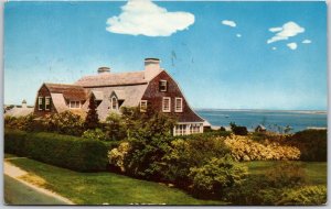 1962 Home Of Late Novelist Joesph Lincoln Chatham Massachusetts Posted Postcard