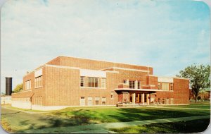 Sports Centre & Fritz Sick Memorial Lethbridge Alberta AB c1955 Postcard F56