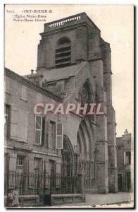 Saint Dizier Old Postcard L & # 39eglise Notre Dame