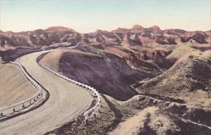 Dillon Pass The Badlands Nat Monument South Dakota Hand Colored Albertype