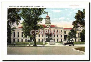Old Postcard Y M C A Ga Augusta Richmond County Court House