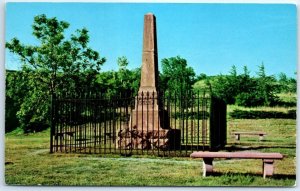 Postcard - Ogden Monument, Fort Riley - Junction City, Kansas