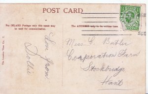 Genealogy Postcard - Family History - Butler - Stockbridge - Hampshire  5704