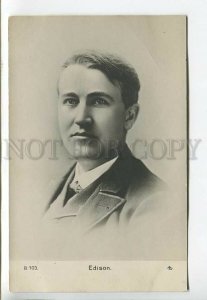 443627 Thomas EDISON American inventor Vintage PHOTO postcard