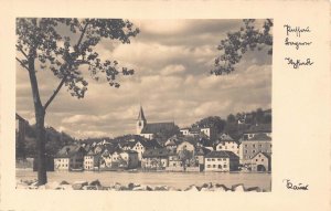 L168 Germany Passau Panoramic River view vintage postcard