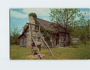 Postcard Jim Lane Cabin, Shepherd Of The Hills Country, Ozarks, Missouri