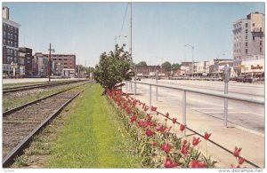 Main Street , GREENWOOD , South Carolina , 50-60s