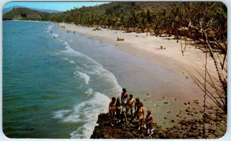 LOS GUAYABITOS, NAYARIT Mexico ~ AYALA BEACH Playa de Los Ayala  Postcard 