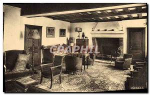 Old Postcard Major Port Royal Magny Hamlets Living room Old kitchen of solita...