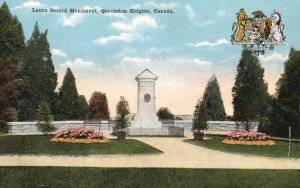 Vintage Postcard 1920's Laura Secord Monument Queenston Heights Canada