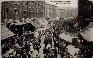 London, England - Taking a walk through Wentworth St - Petticoat Lane - c1908