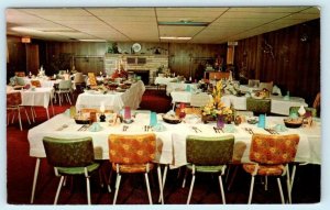 OVID, Michigan MI ~ Roadside JUDY'S DINER Rainbow Room c1960s-70s Postcard