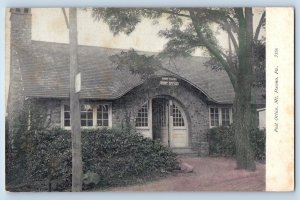 Mt. Pocono Pennsylvania PA Postcard Post Office Building Exterior c1910s Antique